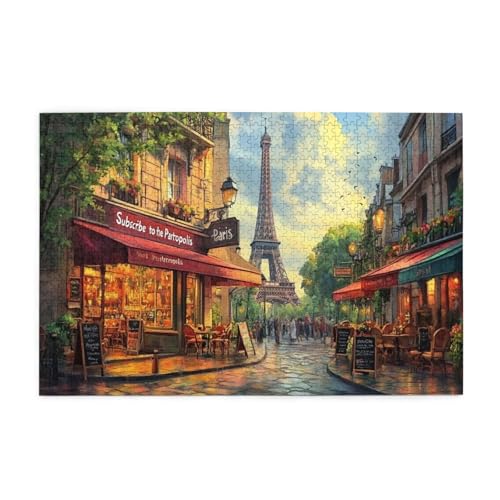 Ruhiger Weg Puzzles für Erwachsene mit 1000 Teilen, Puzzlespiele, Puzzles für Kinder, Lernspiele, Heimdekorationspuzzles, Puzzles mit 1000 Teilen für Erwachsene von SHFYTRHG