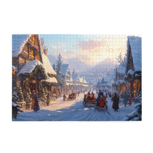 Schneemeer und Eisfeld Puzzles für Erwachsene mit 1000 Teilen, Puzzlespiele, Puzzles für Kinder, Lernspiele, Heimdekorationspuzzles, Puzzles mit 1000 Teilen für Erwachsene von SHFYTRHG