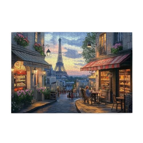 Stadt bei Nacht Puzzles für Erwachsene mit 1000 Teilen, Puzzlespiele, Puzzles für Kinder, Lernspiele, Heimdekorationspuzzles, Puzzles mit 1000 Teilen für Erwachsene von SHFYTRHG