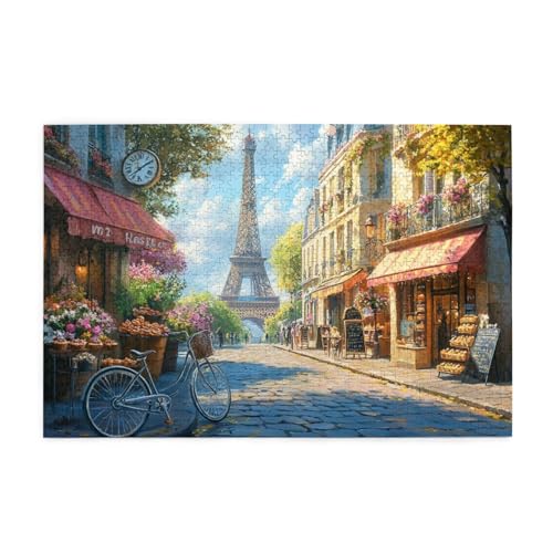 Stadt der Schöpfer Puzzles für Erwachsene mit 1000 Teilen, Puzzlespiele, Puzzles für Kinder, Lernspiele, Heimdekorationspuzzles, Puzzles mit 1000 Teilen für Erwachsene von SHFYTRHG