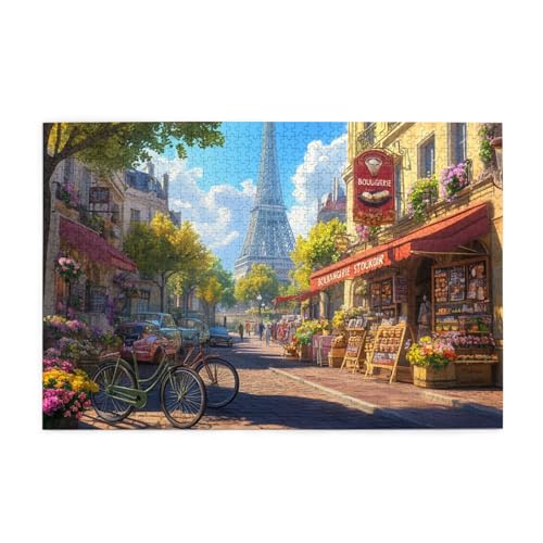 Stadt der Visionen Puzzles für Erwachsene mit 1000 Teilen, Puzzlespiele, Puzzles für Kinder, Lernspiele, Heimdekorationspuzzles, Puzzles mit 1000 Teilen für Erwachsene von SHFYTRHG