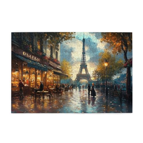 Stadtcharme Puzzles für Erwachsene mit 1000 Teilen, Puzzlespiele, Puzzles für Kinder, Lernspiele, Heimdekorationspuzzles, Puzzles mit 1000 Teilen für Erwachsene von SHFYTRHG