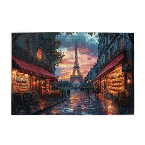 Vertraute Nacht Puzzles für Erwachsene mit 1000 Teilen, Puzzlespiele, Puzzles für Kinder, Lernspiele, Heimdekorationspuzzles, Puzzles mit 1000 Teilen für Erwachsene von SHFYTRHG