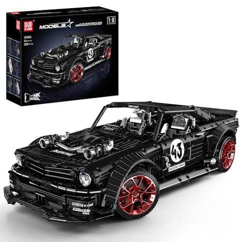 SHHFWU 13108S Technical Auto-Modellbausatz, 3201 Teile 1:8 Sportwagen Klemmbausteine für Erwachsene, Supercar Sammler-Set für Autoliebhaber und Autofans (Statische Version) von SHHFWU