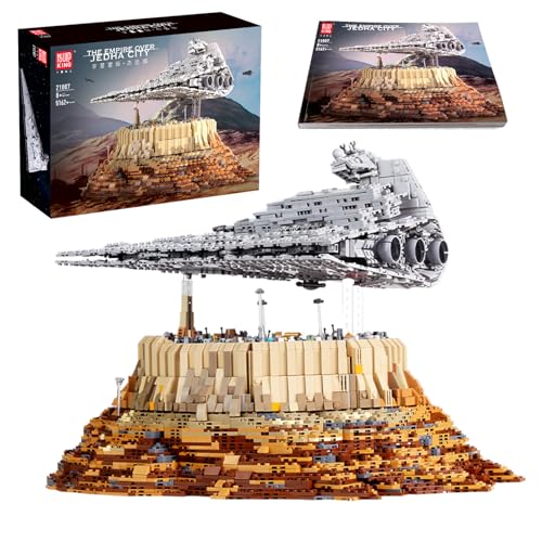 SHHFWU 21007 Star Destroy Raumschiff-Spielzeug, 5162 Teile UCS Imperial Sternenzerstörer MOC Klemmbausteine Bauset Kompatibel mit Supersternzerstörer von SHHFWU