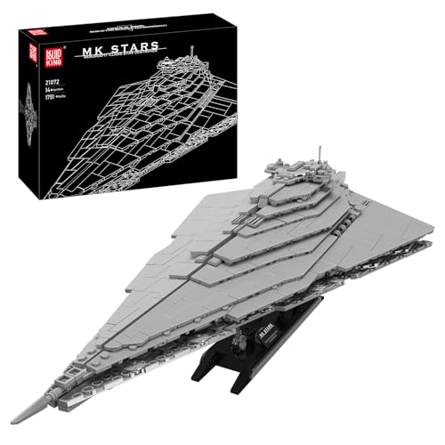 SHHFWU 21072 MOC Supersternzerstörer Executor Modell, 1751 Teile UCS Sternenzerstörer Modellbausatz Kompatibel mit Sternenschiff, SI-Fi Raumschiff-Spielzeug für Jungen und Mädchen von SHHFWU