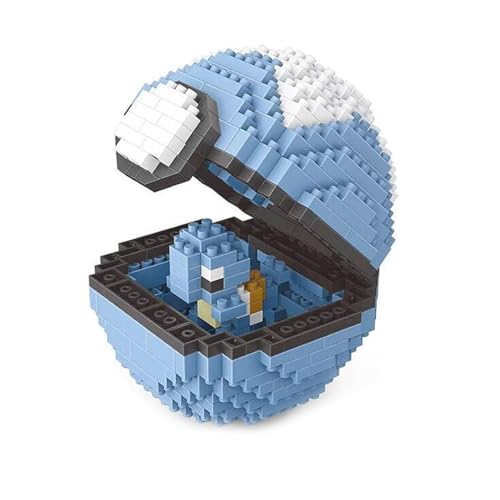 SHHZY Mini Bausteine Modell, Blockspielzeug, 510 PCS Building Blocks,Prunkstück, Pokeball Konstruktionsspielzeug, 3D Puzzle Lernspielzeug, Geschenk für Jungen Mdchen ,ab 8 Jahren von AYKRBW