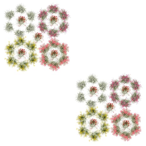 SHINEOFI 10 STK Mikrolandschafts-Clusterblumen blütenhaufen selber Machen Diorama-Zubehör-Kit Modelle Spielzeuge Miniatur-Landschaftsdekor Mini-Szenendekor Möbel Dekorationen Bahn von SHINEOFI