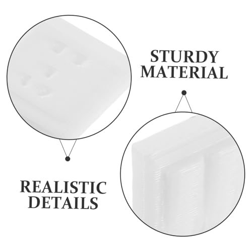 SHINEOFI 10 Sätze Teiliges Miniatur-Set mit Realistischen Miniatur-Schaltern und Steckdosen aus Detailgetreues Modellbauzubehör für Puppenhäuser für DIY-enthusiasten und Kreative SHINEOFI 10 Sätze Teiliges Miniatur-Set mit Realistischen Miniatur-Schaltern und Steckdosen aus Detailgetreues Modellbauzubehör für Puppenhäuser für DIY-enthusiasten und Kreative von SHINEOFI