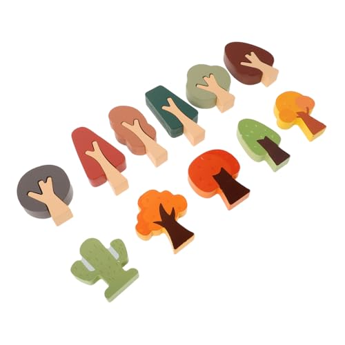 SHINEOFI 11 Stück Teiliges Modelleisenbahn Realistische Glatte Holzbäume mit Steckdesign Sichere Waldbaum-Dekoration für Einfallsreiches und Pädagogische SHINEOFI 11 Stück Teiliges Modelleisenbahn Realistische Glatte Holzbäume mit Steckdesign Sichere Waldbaum-Dekoration für Einfallsreiches und Pädagogische von SHINEOFI