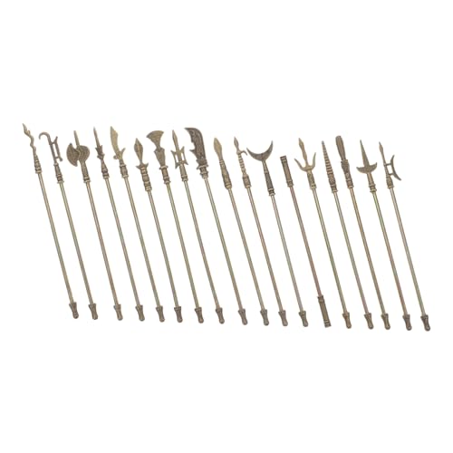 SHINEOFI 18stücke Teiliges Mini-zinklegierungs-waffenmodell- Antike Chinesische Miniaturwaffen Für Junge Mädchen Lernspielzeug Detailreiche Metallverzierungen Für Dekoration Und SHINEOFI 18stücke Teiliges Mini-zinklegierungs-waffenmodell- Antike Chinesische Miniaturwaffen Für Junge Mädchen Lernspielzeug Detailreiche Metallverzierungen Für Dekoration Und von SHINEOFI