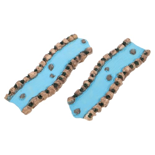 SHINEOFI 2 Stück Sandstafel mit Sandtisch Fairy Garden River Flussdekoration für Feengarten Miniaturgarten River -Szene Mini-Wasserspielzeug Miniaturgartenwasserszene Harz Himmelblau SHINEOFI 2 Stück Sandstafel mit Sandtisch Fairy Garden River Flussdekoration für Feengarten Miniaturgarten River -Szene Mini-Wasserspielzeug Miniaturgartenwasserszene Harz Himmelblau von SHINEOFI