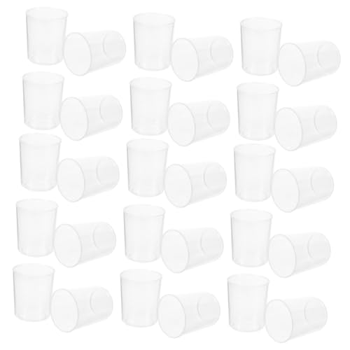 SHINEOFI 30St Messbecher kunststoffbecher plastikgläser platikbecher Measuring Cup Laborwerkzeug Tiny Cup Messgeräte für Flüssigkeiten Plastikbecher Laborbecher Becherglas Laborbedarf Abs von SHINEOFI