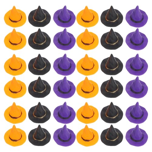 SHINEOFI 36stücke Miniatur-hexenhüte Für Puppenhäuser Kleine Dekorationen Aus Kunststoff Für Halloween Und Bastelprojekte SHINEOFI 36stücke Miniatur-hexenhüte Für Puppenhäuser Kleine Dekorationen Aus Kunststoff Für Halloween Und Bastelprojekte von SHINEOFI