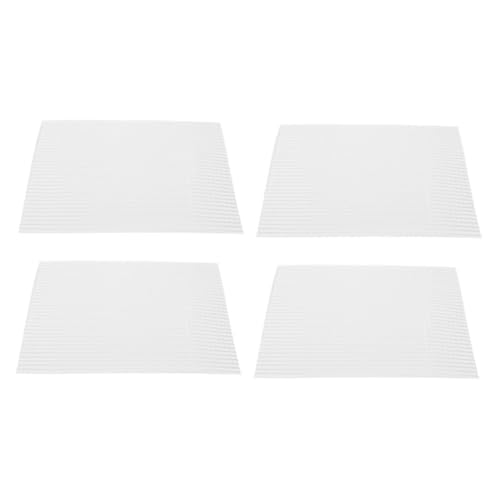 SHINEOFI 4 Stück Maßstab Detailgetreue Weiße Dachplatten für Puppenhaus DIY Architekturmodell Vielseitige Miniatur Dachdekoration für Modellbau und Sandtisch SHINEOFI 4 Stück Maßstab Detailgetreue Weiße Dachplatten für Puppenhaus DIY Architekturmodell Vielseitige Miniatur Dachdekoration für Modellbau und Sandtisch von SHINEOFI