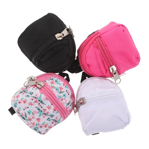 SHINEOFI 4stücke Miniatur-reißverschlussrucksack Für Puppen Maßstab Aus Polyester DIY-Schultasche Rollenspielzubehör Puppenhausaccessoire Winziger Tragerucksack Für Puppen SHINEOFI 4stücke Miniatur-reißverschlussrucksack Für Puppen Maßstab Aus Polyester DIY-Schultasche Rollenspielzubehör Puppenhausaccessoire Winziger Tragerucksack Für Puppen von SHINEOFI