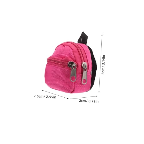 SHINEOFI 4stücke Miniatur-Rucksack Für Puppen Kleiner Rucksack Aus Polyester Mit Reißverschluss Puppenhaustasche Mini-Rucksack-Spielzeug Schultaschen Für Puppen Zubehör Für SHINEOFI 4stücke Miniatur-Rucksack Für Puppen Kleiner Rucksack Aus Polyester Mit Reißverschluss Puppenhaustasche Mini-Rucksack-Spielzeug Schultaschen Für Puppen Zubehör Für von SHINEOFI