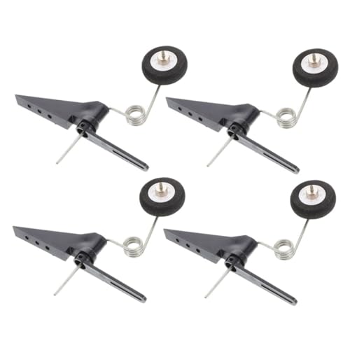 SHINEOFI 4 Stück Teiliges Rc Flugzeug Heckrad Leichtes Modellflugzeug Rad Ersatzteile für Klasse Untergestell Zubehör für Outdoor Fliegen und Sanfte Landungen SHINEOFI 4 Stück Teiliges Rc Flugzeug Heckrad Leichtes Modellflugzeug Rad Ersatzteile für Klasse Untergestell Zubehör für Outdoor Fliegen und Sanfte Landungen von SHINEOFI