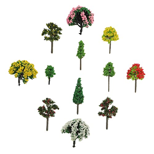 SHINEOFI 60 Stück Teiliges Sandtisch Baum Modell DIY Miniatur Landschaftsbäume Wetterfest Geruchlos für Garten Büro Dekoration und Persönliche Sammlung SHINEOFI 60 Stück Teiliges Sandtisch Baum Modell DIY Miniatur Landschaftsbäume Wetterfest Geruchlos für Garten Büro Dekoration und Persönliche Sammlung von SHINEOFI