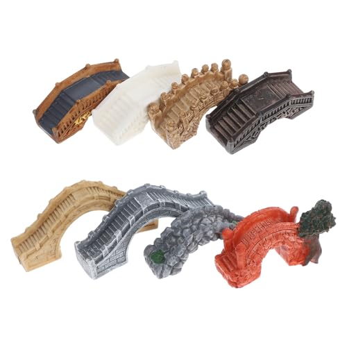 SHINEOFI 8 Stück Miniatur Bogenbrücke aus Robustem Harz Wetterfestes Feengarten-dekor für DIY Mikro-landschaften Vielseitige Gartenornamente und Miniatur-Terrarium Zubehör SHINEOFI 8 Stück Miniatur Bogenbrücke aus Robustem Harz Wetterfestes Feengarten-dekor für DIY Mikro-landschaften Vielseitige Gartenornamente und Miniatur-Terrarium Zubehör von SHINEOFI