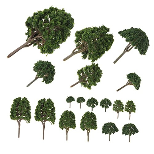 96 STK Mikrolandschaftssimulationsbaum Artificial Tree plastikbaum Zubehör für Feengärten Sandtisch gefälschter Baum Modelle Pflanzendekor Simulation Baumschmuck Bäume dekorieren von SHINEOFI