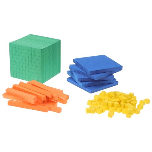 SHINEOFI Basis Zehn Blöcke 1 Set Math Counting Cube Counting Blocks Mathematik Manipulative Platz Block Mathematikzähler Für Kinder Bildungslernen von SHINEOFI