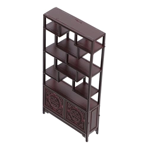 SHINEOFI Chinesisches Möbelmodell Miniaturmöbel Miniaturspielzeug Entzückende Mini-möbel Dekorative Mini-hausdekoration Miniatur-hausdekor Mini-hausdekoration Brown Abs von SHINEOFI