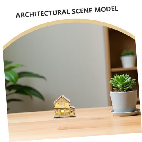 SHINEOFI Holz Miniaturhaus Bausatz DIY Holzhaus Puzzle mit LED Beleuchtung Stabiles Naturholz Inklusive Kleber Einfach zu Bauen Pädagogisches Modell für Erwachsene und Kreative SHINEOFI Holz Miniaturhaus Bausatz DIY Holzhaus Puzzle mit LED Beleuchtung Stabiles Naturholz Inklusive Kleber Einfach zu Bauen Pädagogisches Modell für Erwachsene und Kreative von SHINEOFI