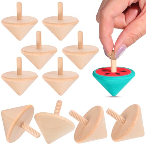 SHINEOFI Kreisel 12 Stück Holzkreisel-Spielzeug Für Kinder DIY Unfertiges Gyroskop Aus Holz Rotierendes Spielzeug Für Partygeschenke Spiele Klassenzimmer-Belohnungen Lernspielzeug SHINEOFI Kreisel 12 Stück Holzkreisel-Spielzeug Für Kinder DIY Unfertiges Gyroskop Aus Holz Rotierendes Spielzeug Für Partygeschenke Spiele Klassenzimmer-Belohnungen Lernspielzeug von SHINEOFI
