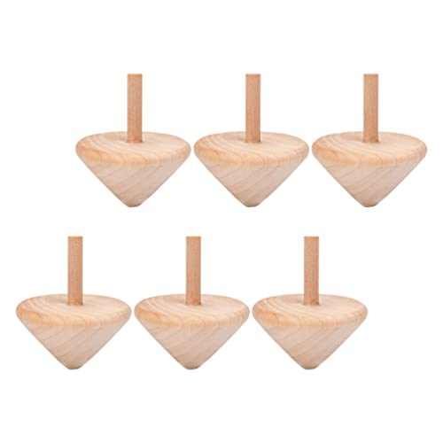 SHINEOFI Kreisel 6 Stück Holzkreisel-Spielzeug Für Kinder DIY Unfertiges Gyroskop Aus Holz Rotierendes Spielzeug Für Partygeschenke Spiele Belohnungen Im Klassenzimmer Lernspielzeug SHINEOFI Kreisel 6 Stück Holzkreisel-Spielzeug Für Kinder DIY Unfertiges Gyroskop Aus Holz Rotierendes Spielzeug Für Partygeschenke Spiele Belohnungen Im Klassenzimmer Lernspielzeug von SHINEOFI