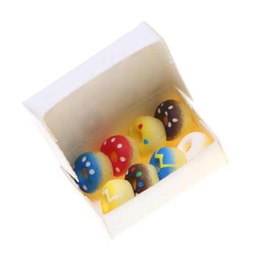 SHINEOFI Miniatur-Donuts Für Puppenhaus Spiel-Essen Zubehör Realistisches Kunst-Essen Modell Kleine Dessert Spielzeug Für Junge Mädchen Simulations-Donuts Zum Ausstellen SHINEOFI Miniatur-Donuts Für Puppenhaus Spiel-Essen Zubehör Realistisches Kunst-Essen Modell Kleine Dessert Spielzeug Für Junge Mädchen Simulations-Donuts Zum Ausstellen von SHINEOFI