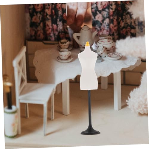 SHINEOFI Miniatur Kleiderständer Puppenhaus Weiß Stabiles Puppen Mannequin Standmodell Leichter Tragbarer Puppenkleiderhalter für Kinderkleidung Design und Präsentation SHINEOFI Miniatur Kleiderständer Puppenhaus Weiß Stabiles Puppen Mannequin Standmodell Leichter Tragbarer Puppenkleiderhalter für Kinderkleidung Design und Präsentation von SHINEOFI