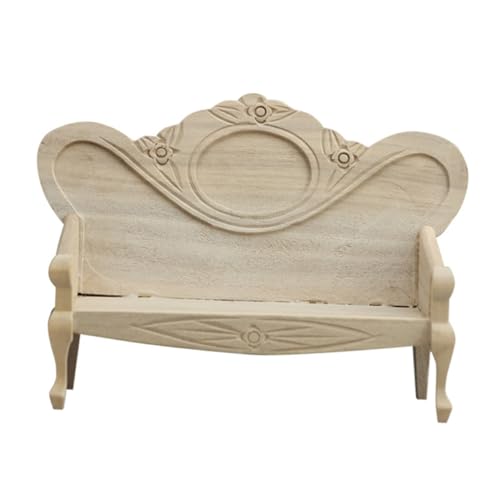 SHINEOFI Miniatur-Sofa-Sessel Für Puppenhausmöbel Maßstab Handgefertigte Holzminimöbel Vintage-puppenhausmöbel Wohnzimmerdekoration Für Miniaturhaus SHINEOFI Miniatur-Sofa-Sessel Für Puppenhausmöbel Maßstab Handgefertigte Holzminimöbel Vintage-puppenhausmöbel Wohnzimmerdekoration Für Miniaturhaus von SHINEOFI