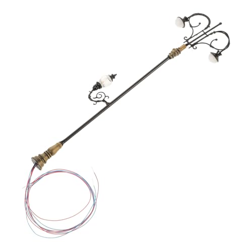 SHINEOFI Miniatur Straßenlaterne Modellbahn Lampe Wetterfest Langlebig Vielseitig Einsetzbar für Puppenhaus Garten Landschaftsdeko Einfache Installation Schwarz Maßstab SHINEOFI Miniatur Straßenlaterne Modellbahn Lampe Wetterfest Langlebig Vielseitig Einsetzbar für Puppenhaus Garten Landschaftsdeko Einfache Installation Schwarz Maßstab von SHINEOFI