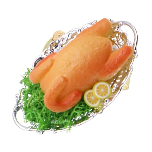 SHINEOFI Miniaturbrathähnchen-Modell Für Puppenhäuser Simulations-Lebensmittel Für Küchendekoration Fantasievolle Kochspiele Party-Accessoires Kinderfreundlich Detailreich Farbecht SHINEOFI Miniaturbrathähnchen-Modell Für Puppenhäuser Simulations-Lebensmittel Für Küchendekoration Fantasievolle Kochspiele Party-Accessoires Kinderfreundlich Detailreich Farbecht von SHINEOFI