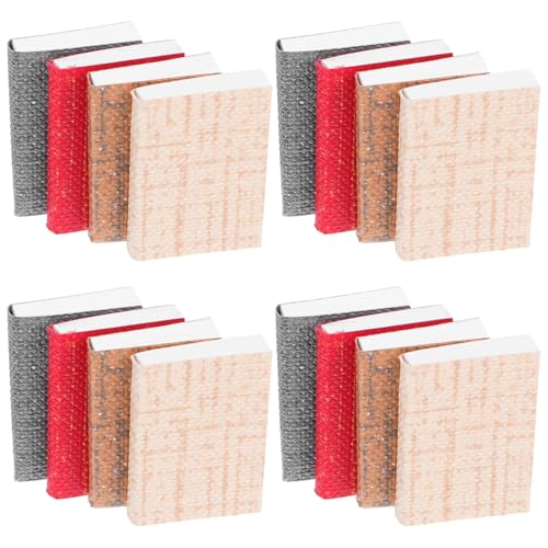 SHINEOFI 16 Stück Miniatur Bücher Klassische Mini Bücher mit Funktionalen Seiten Filigrane Handgefertigte Puppenhaus Zubehör für Schlafzimmer Arbeitszimmer und Kreative Bastelprojekte SHINEOFI 16 Stück Miniatur Bücher Klassische Mini Bücher mit Funktionalen Seiten Filigrane Handgefertigte Puppenhaus Zubehör für Schlafzimmer Arbeitszimmer und Kreative Bastelprojekte von SHINEOFI