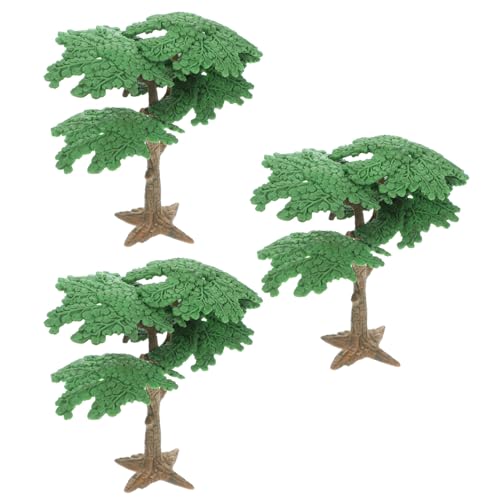 SHINEOFI Modellbäume 3Pcs Mini Pine Tree Model Train Szenerie Architektur Bäume Gefälschte Bäume Modell Diorama -Baum Für Landschaft Sandtisch Puppenhausdekoration von SHINEOFI