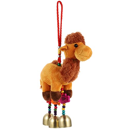 SHINEOFI Plush Camel Keychain Small Stuffed Animal Keychain Cartoon Camel Key Ring Adorable Animal Camel Doll Toy for Kids Easter Party Favors Backpack Purse Hanging Pendant, Light Brown von SHINEOFI