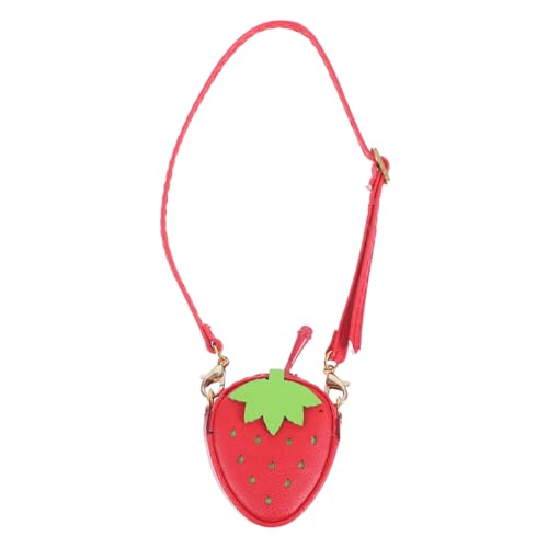 SHINEOFI Puppen-Umhängetasche Spielzubehör für Miniaturpuppen Puppe Mini-Handtasche Puppen-Anziehtaschen Puppenbekleidungszubehör Mini-Geldbörse für Puppen erdbeer Tasche PU-Leder rot SHINEOFI Puppen-Umhängetasche Spielzubehör für Miniaturpuppen Puppe Mini-Handtasche Puppen-Anziehtaschen Puppenbekleidungszubehör Mini-Geldbörse für Puppen erdbeer Tasche PU-Leder rot von SHINEOFI