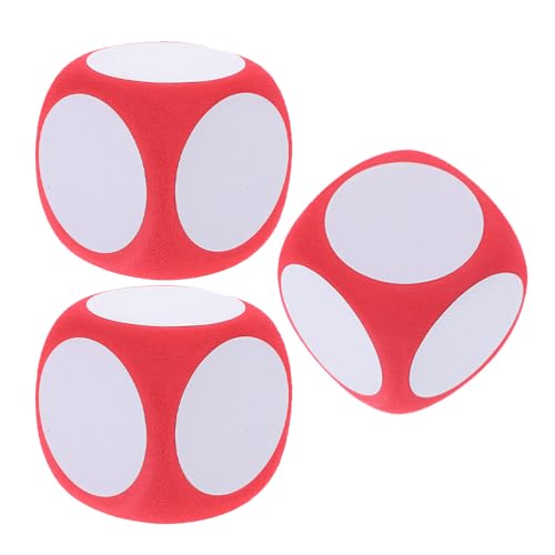 SHINEOFI Riesige Schaumstoffwürfel, 3 Stück Jumbo-würfel, Trocken Abwischbare Würfelblöcke, Blanko, Beschreibbare Spielrequisiten, Großes Lernspielzeug, Lehrrequisite für Das Klassenzimmer zu SHINEOFI Riesige Schaumstoffwürfel, 3 Stück Jumbo-würfel, Trocken Abwischbare Würfelblöcke, Blanko, Beschreibbare Spielrequisiten, Großes Lernspielzeug, Lehrrequisite für Das Klassenzimmer zu von SHINEOFI