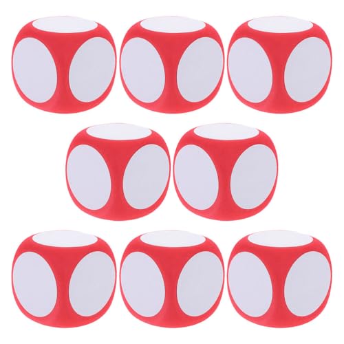 SHINEOFI Riesige Schaumstoffwürfel, 8 Stück Jumbo-würfel, Trocken Abwischbare Würfelblöcke, Leere, Beschreibbare Spielbretter, Großes Lernspielzeug, Lehrrequisite für Das Klassenzimmer zu Hause SHINEOFI Riesige Schaumstoffwürfel, 8 Stück Jumbo-würfel, Trocken Abwischbare Würfelblöcke, Leere, Beschreibbare Spielbretter, Großes Lernspielzeug, Lehrrequisite für Das Klassenzimmer zu Hause von SHINEOFI