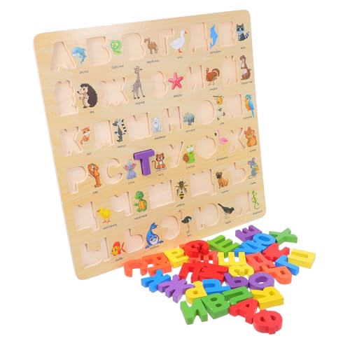 SHINEOFI Russisches Alphabet Holzpuzzle für Montessori Lernspielzeug für Sprachentwicklung Ergonomisch Kinderfreundlich Farbige Buchstaben zum Greifen Feinmotorisches Training für Jungen SHINEOFI Russisches Alphabet Holzpuzzle für Montessori Lernspielzeug für Sprachentwicklung Ergonomisch Kinderfreundlich Farbige Buchstaben zum Greifen Feinmotorisches Training für Jungen von SHINEOFI