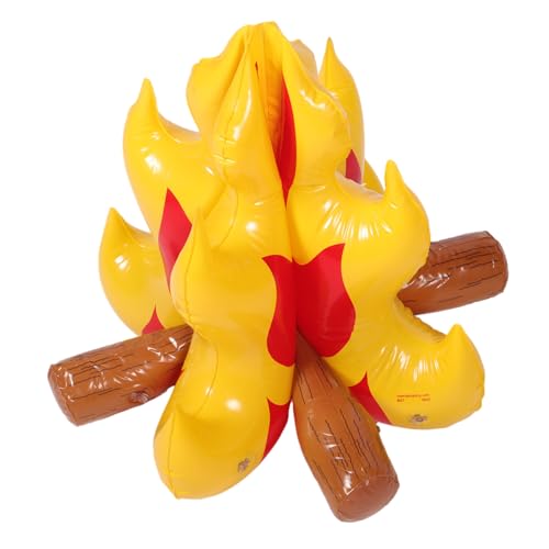 SHINEOFI Wiederverwendbares PVC Aufblasbares Flammen Partydeko Lebendige Feuerflammen Zubehör für Camping Geburtstagsfeiern Halloween Festlichkeiten SHINEOFI Wiederverwendbares PVC Aufblasbares Flammen Partydeko Lebendige Feuerflammen Zubehör für Camping Geburtstagsfeiern Halloween Festlichkeiten von SHINEOFI