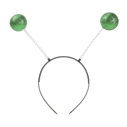 SHINROAD Festliche Karneval Stirnbänder Geburtstag Party Frühling Design Glitzer Ball Stirnband Cartoon Stil Haarreifen für Feiern Familie Grün SHINROAD Festliche Karneval Stirnbänder Geburtstag Party Frühling Design Glitzer Ball Stirnband Cartoon Stil Haarreifen für Feiern Familie Grün von SHINROAD
