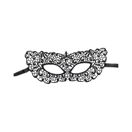 SHINROAD Lace Halloween Maske Leichte atmungsaktive Maskerade für Party -Proms Carnival Cosplay elegant halb Gesicht mit kompliziertem Design Perfektes Kostüm ich von SHINROAD