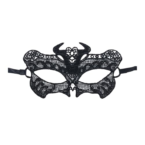 SHINROAD Lace Masque für Frauen zartes Auge Frauen schwarz Elegante obere Hälfte Gesicht Maskerade Accessoire Partys Prom Carnival Nachtclub Komfortable Abdeckung a Z von SHINROAD