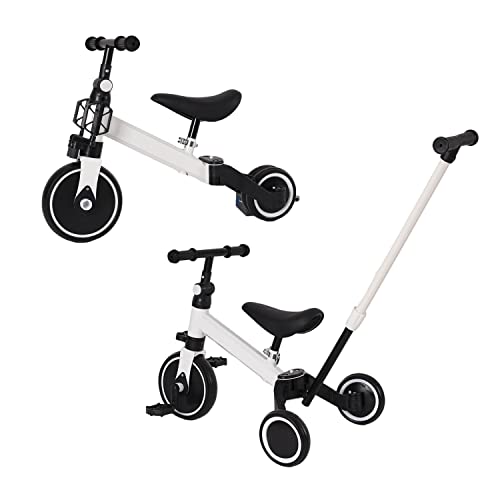 4-in-1 Dreirad Baby Skalierbares Dreirad Fahrrad Kinder Fahrrad Laufrad Skalierbares Mini Laufrad / Laufrad mit Schiebegriff und abnehmbaren Pedalen von SHISHI
