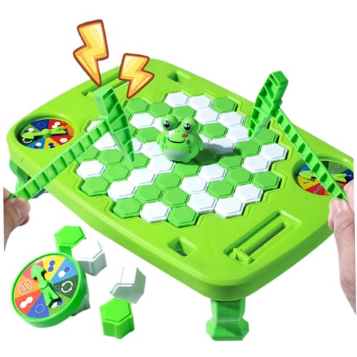 SHITOOMFE 1 Set-Partyspiele, Eisbrecherspiel Eltern-Kind niedlich Frosch Honeycomb Kids Games Cartoon Developmental Interactive Family Games für 3+ von SHITOOMFE