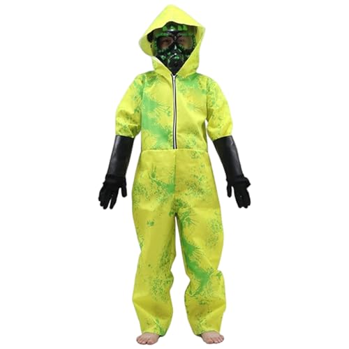 SHITOOMFE Hazmat Kostüm mit Kapuzenblutig-Zip-up Kids Hazmat Anzug beinhaltet Anzug, Handschuhe und Maske, Kinder verkleiden Kostüme für Cosplay, Halloween, Party, m SHITOOMFE Hazmat Kostüm mit Kapuzenblutig-Zip-up Kids Hazmat Anzug beinhaltet Anzug, Handschuhe und Maske, Kinder verkleiden Kostüme für Cosplay, Halloween, Party, m von SHITOOMFE