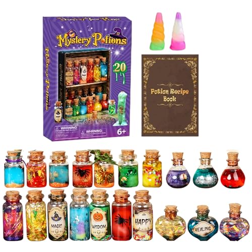 SHITOOMFE Kids Potion Make Making Kit DIY Potion Kit mit Flaschen und Accessoires für Halloween -Geburtstagsspielzeuge Familienaktivitäten Party Gefälligkeiten SHITOOMFE Kids Potion Make Making Kit DIY Potion Kit mit Flaschen und Accessoires für Halloween -Geburtstagsspielzeuge Familienaktivitäten Party Gefälligkeiten von SHITOOMFE